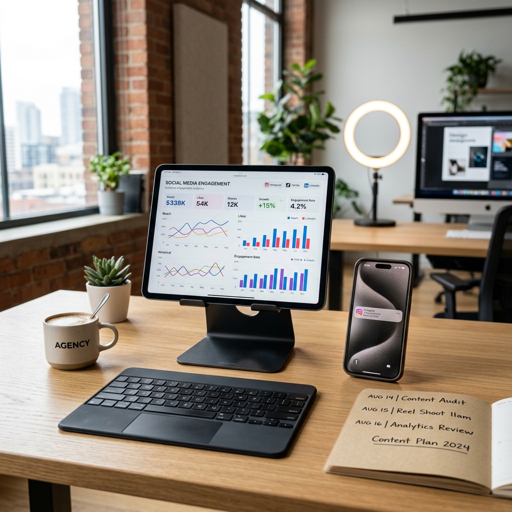 Social Media Management Portfolio Image